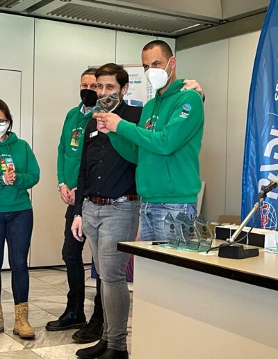 Agata Lo Giudice - Premiazione PADI per lo Staff di Jonio Pro Dive Catania - 2022