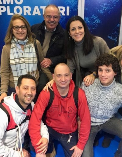 Jonata Corvino - Io e amici allo stand PADI - 2018