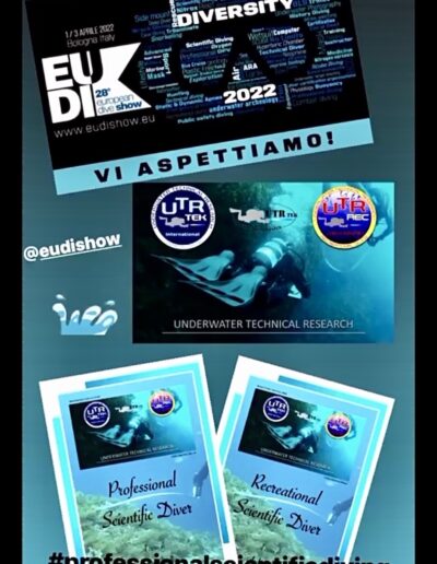 Andrea Ginelli - UTRtek Professional Scientific Diving - 2022