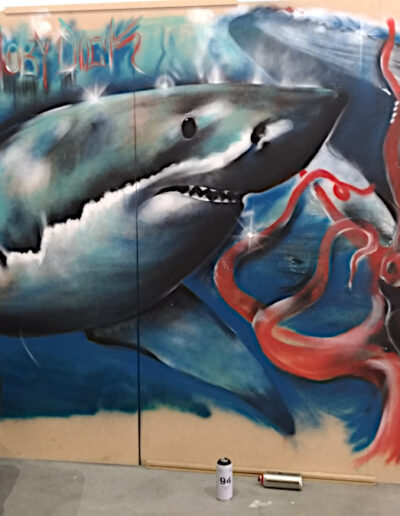 Francesco Santini - Pittura murale SEA SHEPHERD - 2019